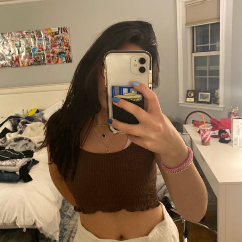 Pacsun brown bralette/tank